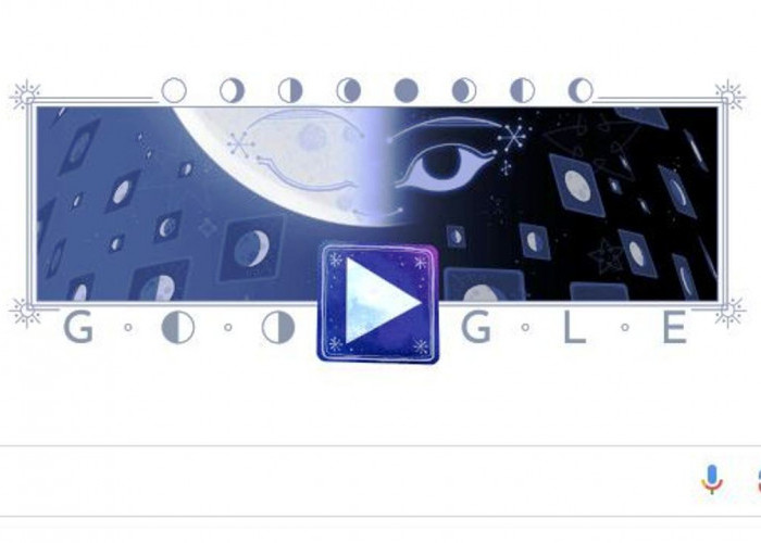 Google Doodle Rayakan Fase Bulan Separuh Sebagai Interaktif 'Rise of the Half Moon'