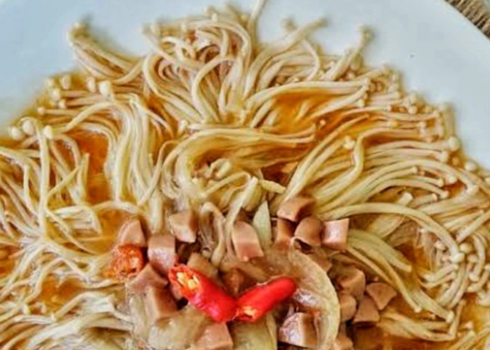 Resep Jamur Enoki Saus Tiram Ala Restoran, Mudah dan Praktis