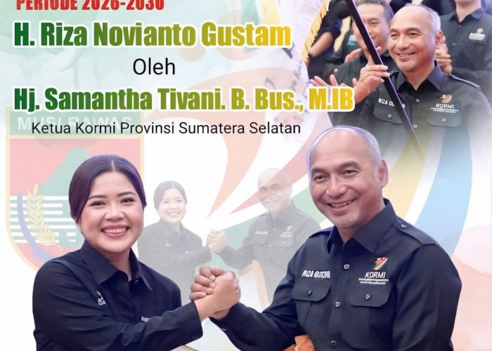 Riza Gustam Resmi Dilantik Sebagai Ketua KORMI Kabupaten Musi Rawas Periode 2026–2030