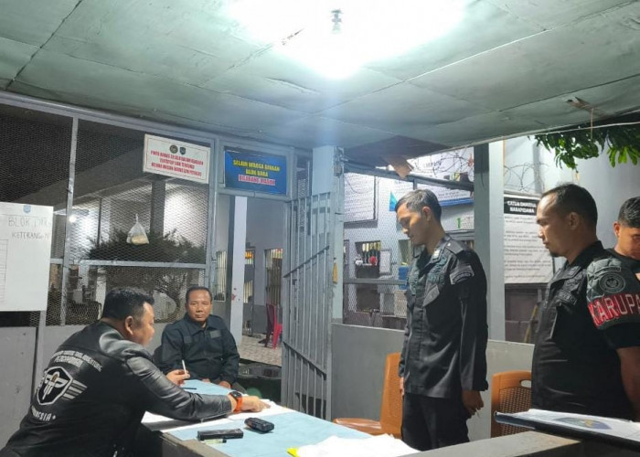 Perkuat Pengawasan Internal, Kalapas Narkotika Kelas IIA Muara Beliti Laksanakan Kontrol dan Bintorwasdal