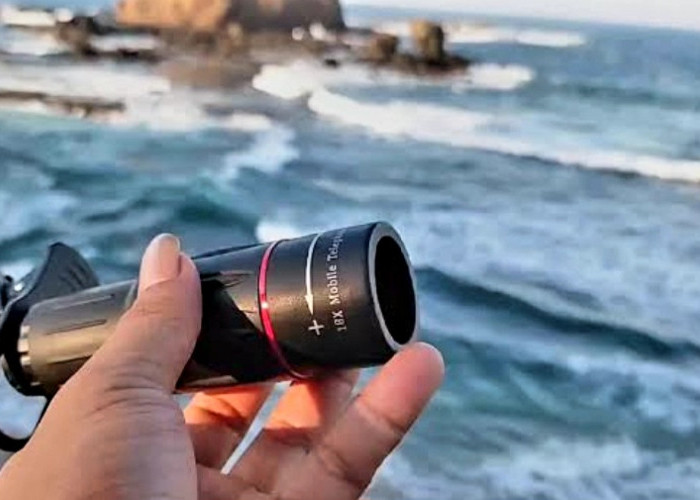 Cocok untuk Konten di Pantai: Lensa Apexel 18x25 Anti Pecah Saat di Zoom
