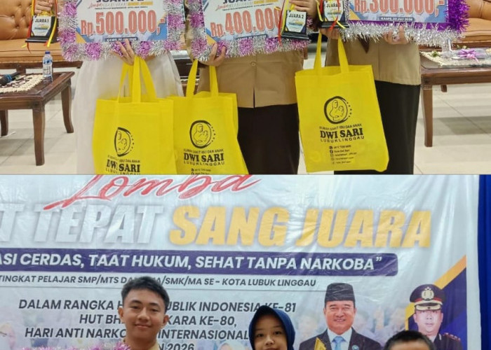 Pemenang Lomba Cerdas Tepat Sang Juara Silampari TV & Linggau Pos Online Tingkat SMP & SMA Lubuklinggau 