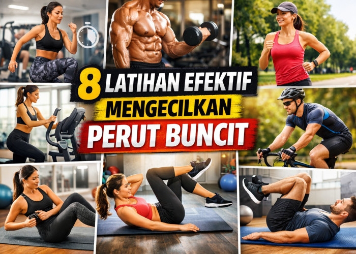 8 Latihan Efektif untuk Mengecilkan Perut Buncit, Bisa Dilakukan di Rumah