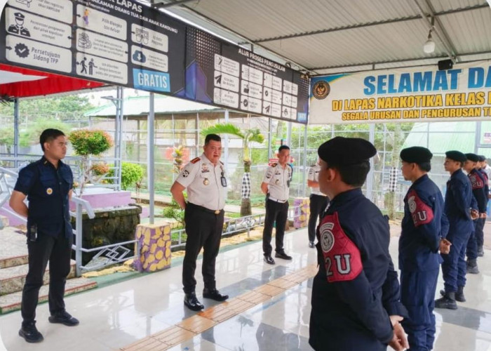 Kalapas Narkotika Muara Beliti Beri Penguatan kepada Jajaran P2U, Tegaskan Komitmen Zero Halinar