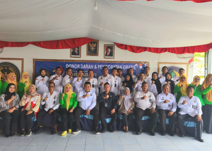 Hari Bakti Pemasyarakatan Ke-1 tahun 2025, Lapas Narkotika Muara Beliti Donor Darah Dan Pengobatan Gratis