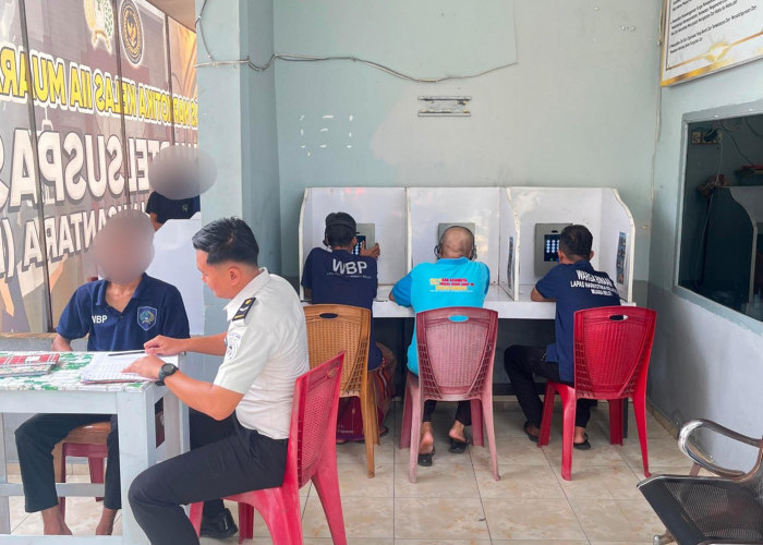 Pelayanan Prima Wartelsuspas, Warga Binaan Lapas Narkotika Muara Beliti Tetap Terhubung dengan Keluarga