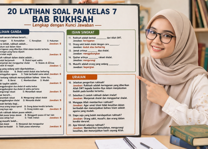 20 Latihan Soal PAI Kelas 7 Bab Rukhsah Lengkap dengan Kunci Jawaban
