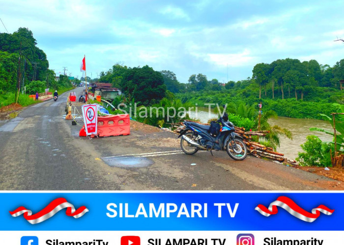 Setahun Terabaikan, Jalan Longsor di Muara Beliti Akhirnya Ditangani Pemerintah