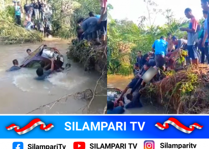 Diduga Hilang Kendali, Mobil Travel Terjun ke Sungai di Muara Lakitan, Dua Penumpang Meninggal