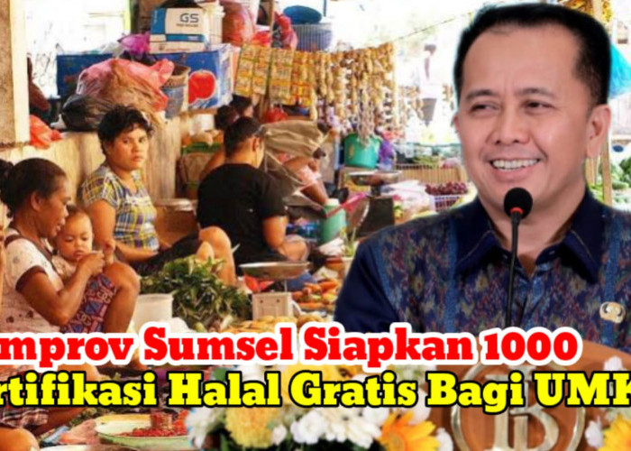 Pemprov Sumsel Siapkan 1000 Sertifikasi Halal Gratis Bagi UMKM