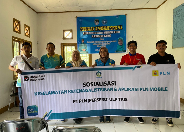 Makin Mudah, Makin Aman! PLN ULP Tais Edukasi Warga Ulu Talo Bahaya Listrik dan Pemanfaatan PLN Mobile