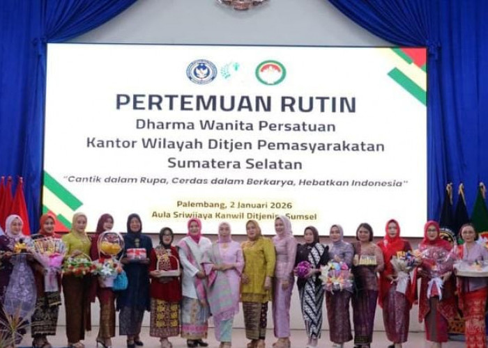 Dharma Wanita Lapas Narkotika Muara Beliti Hadiri Pertemuan DWP Kanwil Ditjenpas Sumsel