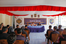 Rapat Dinas Pengamanan Digelar, Lapas Narkotika Muara Beliti Perkuat Sistem Keamanan