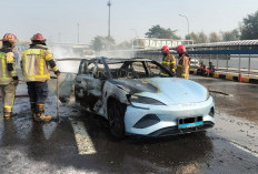 BYD Seal Terbakar di GT Cikampek, BYD Pastikan Tidak Ada Korban dan Lakukan Investigasi