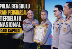 Polda Bengkulu Raih Penghargaan Kinerja Terbaik Nasional 2025 dari Kapolri
