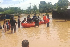 Sungai Rupit Meluap, Ratusan Rumah Warga di Muratara Terdampak Banjir