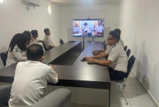 Sambut Hari Bhakti Pemasyarakatan, Lapas Narkotika Muara Beliti Hadiri Rapat Persiapan Secara Virtual