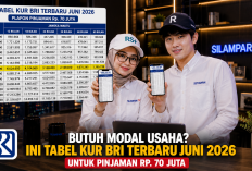 Butuh Modal Usaha? Ini Tabel KUR BRI Terbaru Juni 2026 untuk Pinjaman Rp. 70 Juta