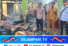 4 Rumah di Teluk Lubuk Muara Enim Hangus Terbakar, Kerugian Capai Rp. 856 Juta
