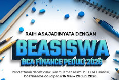 Beasiswa BCA Finance 2026 Dibuka, Mahasiswa Bisa Dapat Bantuan Rp3,5 Juta per Semester