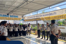 Tingkatkan Disiplin dan Integritas, Kalapas Narkotika Muara Beliti Berikan Penguatan Internal