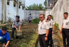 Lapas Lubuk Linggau Siapkan Lahan Tanam Kangkung Dukung Ketahanan Pangan