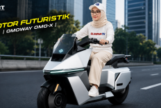Canggih! Skuter Listrik Omo X dengan Teknologi Self-Balancing Debut Perdana di Indonesia