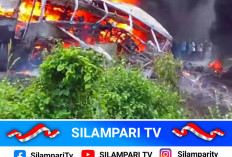 Bus ALS Dilalap Api di Jalinsum Muratara, Lalu Lintas Sempat Terganggu