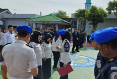 Disiplin Jadi Prioritas, Satops Patnal Lapas Narkotika Muara Beliti Lakukan Inspeksi Atribut Pegawai