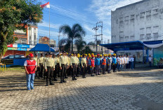 PLN UP3 Lubuklinggau Gelar Apel Bulan K3 dan Simulasi Pemadam Kebakaran