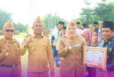 Momen Haru di Apel Pagi, 57 ASN Pemkab Musi Rawas Purna Tugas