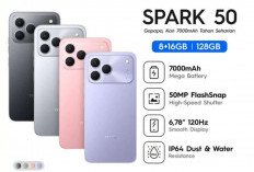 Tecno Spark 50 Resmi Meluncur di Indonesia, Usung Baterai 7.000 mAh dan Kamera AI 50 MP