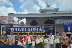 Tingkatkan Kepedulian Sosial, Lapas Narkotika Muara Beliti Salurkan Bantuan Sembako