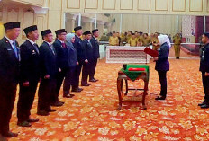 Penyegaran Birokrasi, Pemkab Musi Rawas Kukuhkan 8 Pejabat Baru