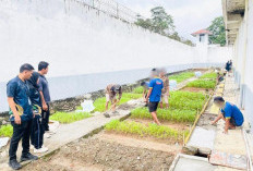 Perkuat Kebersihan Lapas, Lapas Narkotika Muara Beliti Pasang Penutup Selokan