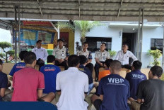 Perkuat Disiplin dan Tata Tertib, KPLP Lapas Narkotika Muara Beliti Beri Pembinaan kepada WBP Mapenaling
