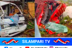 Tabrakan Truk LPG dan Pick-Up di Suban Ayam Rejang Lebong, Lima Orang Alami Luka-Luka