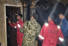 Respons Cepat Damkar Musi Rawas Tangani Kebakaran Rumah di Desa Tugu Sempurna, Kecamatan Muara Kelingi