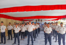 Perkuat Sinergi Empat Kementerian, Lapas Narkotika Muara Beliti Hadiri Apel Bersama