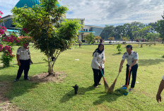 Lapas Narkotika Muara Beliti Bersihkan Fasilitas Umum dalam Rangka Hari Bakti Pemasyarakatan ke-62 Tahun 2026