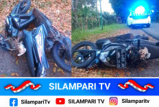 Berangkat Pagi, Ibu dan Dua Anak Kembar Terjatuh Usai Motor Bersenggolan dengan Bus di Lubuklinggau