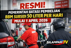 Mulai 1 April 2026, Pembelian BBM Subsidi Wajib Barcode MyPertamina dan Dibatasi