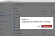 Google Drive Cepat Penuh Meski File Sedikit? Ini Penyebab yang Sering Tak Disadari