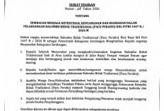 Pemkab Sarolangun Imbau Warga Jaga Ketertiban Saat Balumbo Biduk Idul Fitri 2026