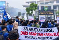 Mahasiswa Bergerak Soroti Kabut Asap Sumsel, Transparansi Dana Rp100 Miliar Dituntut