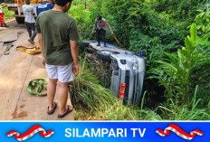 Detik-detik Mobil TVRI Masuk Jurang di Musi Rawas, 9 Penumpang Selamat