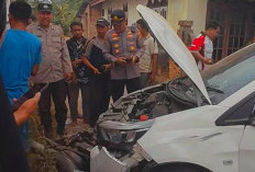 Diduga Sopir Mengantuk, Honda Brio Keluar Jalur dan Tabrak Sejumlah Orang di Megang Sakti