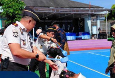 Penuh Makna dan Kebersamaan, Ritual Penyiraman Air Kembang Warnai Lapas Narkotika Muara Beliti