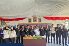 Khidmat dan Penuh Syukur, Lapas Narkotika Muara Beliti Ikuti Tasyakuran HBP ke-62 Secara Virtual