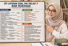 20 Latihan Soal PAI Kelas 7 Bab Rukhsah Lengkap dengan Kunci Jawaban